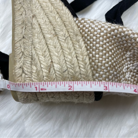 🆕 Castañer Cici Espadrille - Black, Tan & White - Picture 8 of 9